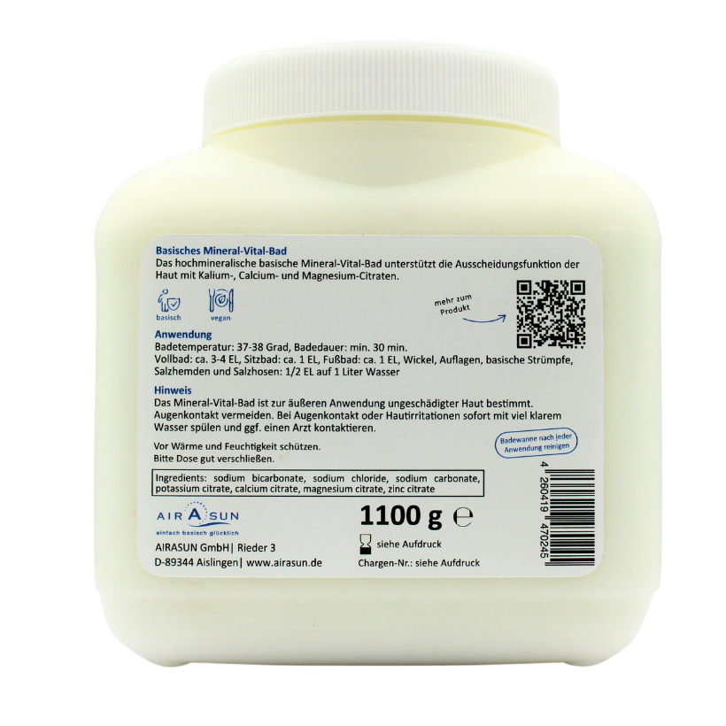 Basisches "Mineral Vital Bad" - 1100g