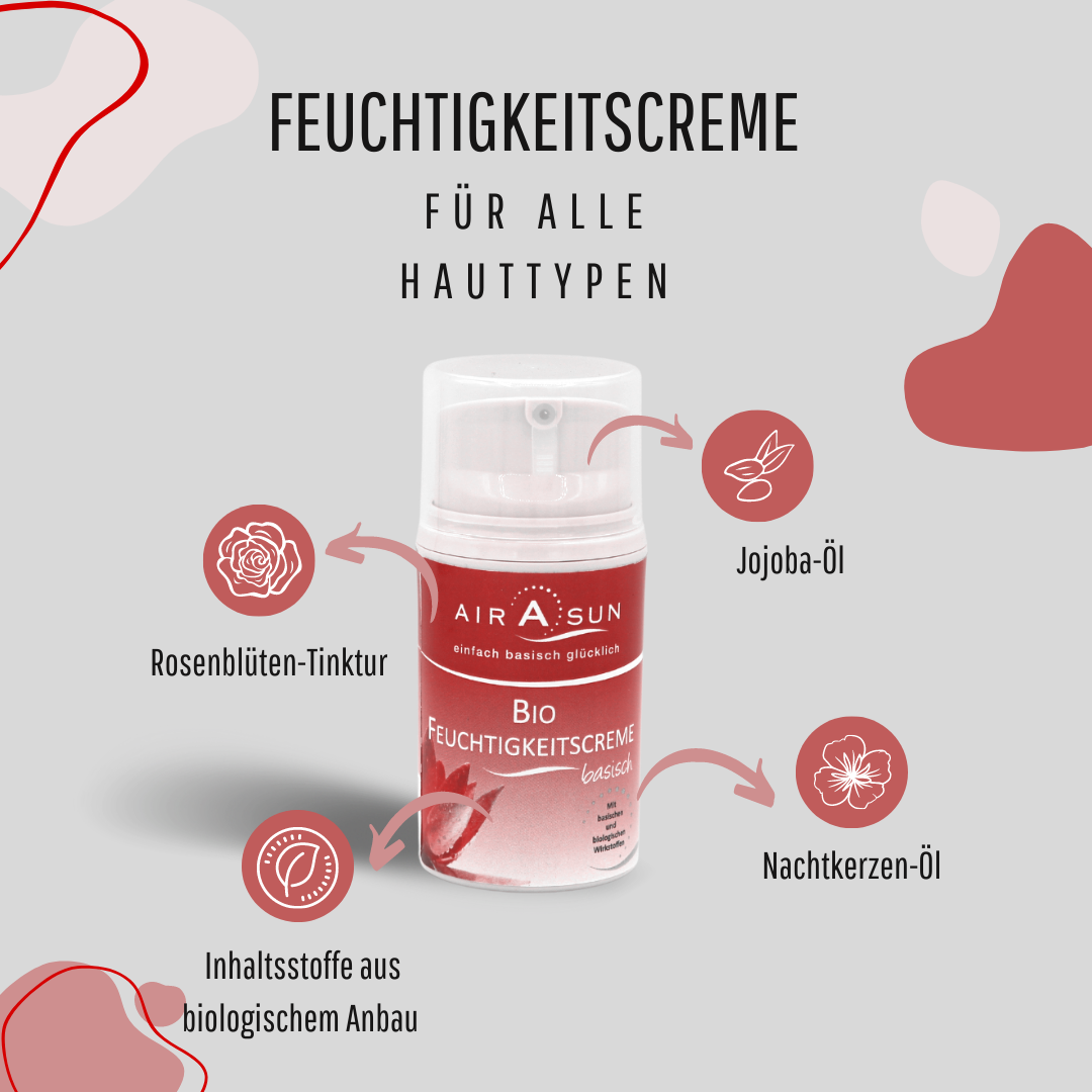 Basische Bio Feuchtigskeitscreme - 50ml