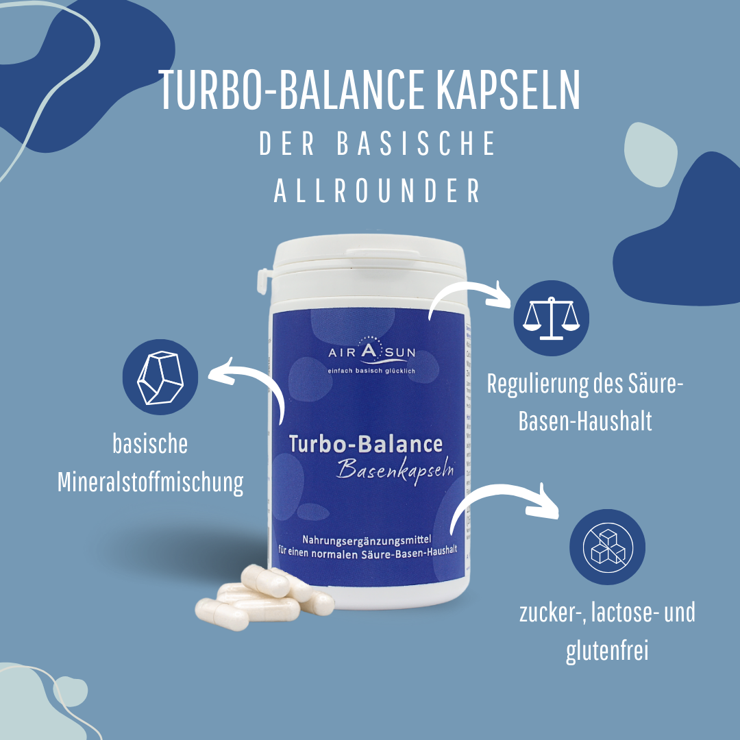 Basenkapseln Turbo-Balance - 180 Kapseln