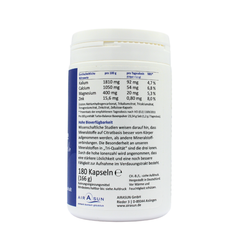 Basenkapseln Turbo-Balance - 180 Kapseln