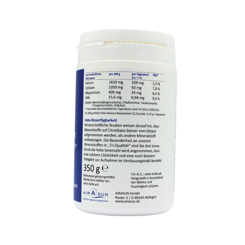 Basenpulver TurboBalance – 6 Monate Vorteilspack (3x350g)