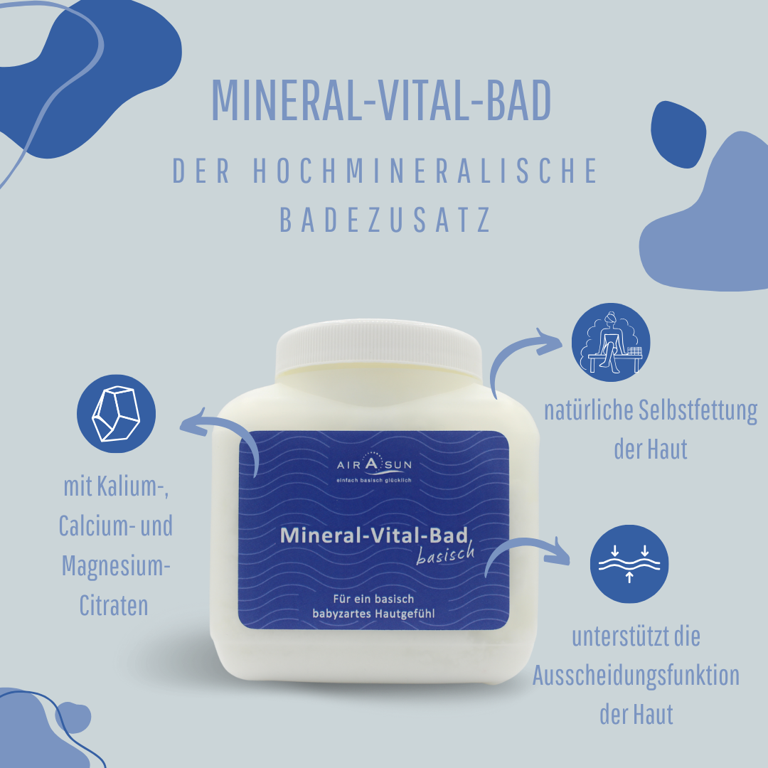 Basisches "Mineral Vital Bad" - 1100g