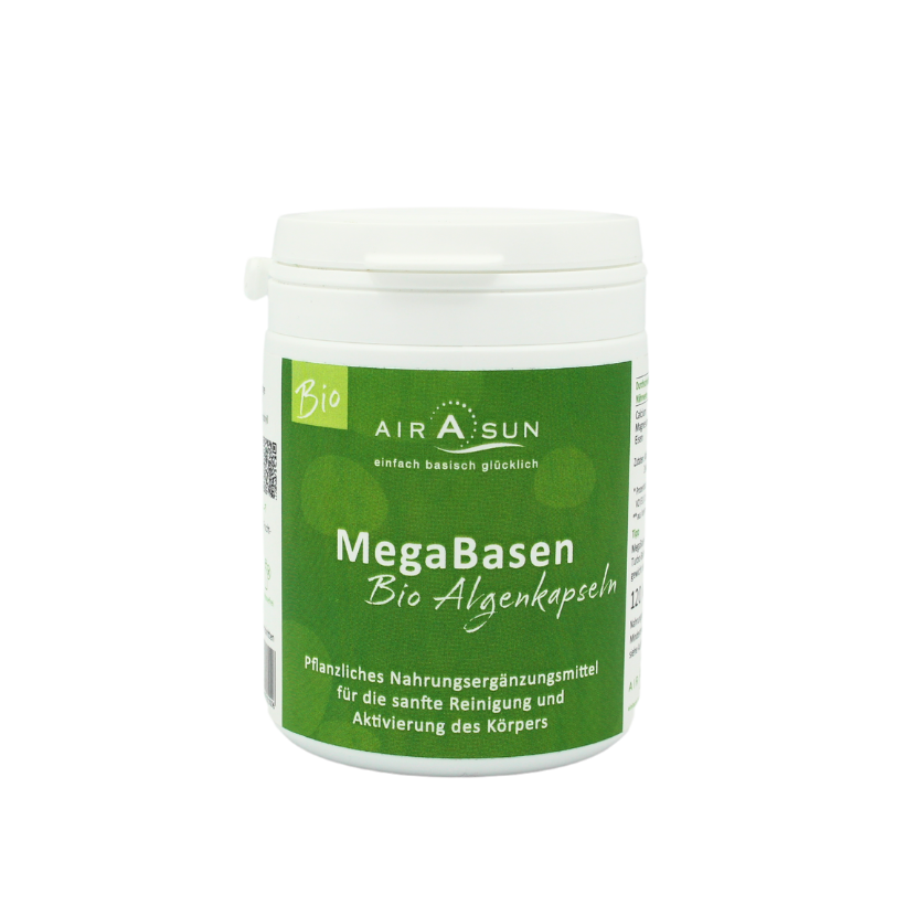 Bio Algenpulver MegaBasen - 120 Kapseln