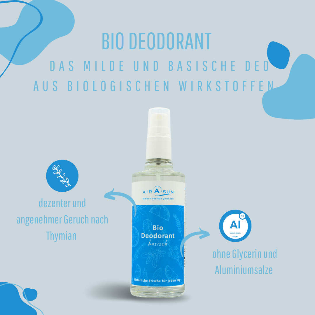 Basisches Bio Deodorant - 100ml