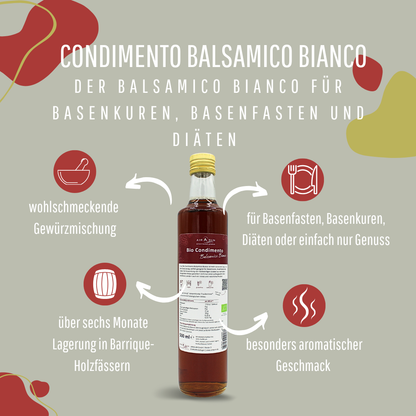 Bio Condimento Balsamico Bianco - 500ml
