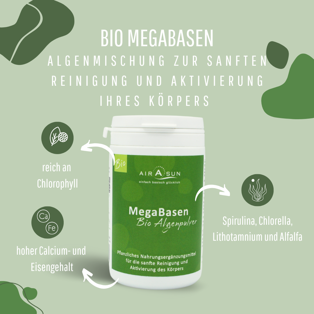 Bio Algenpulver MegaBasen - 150g