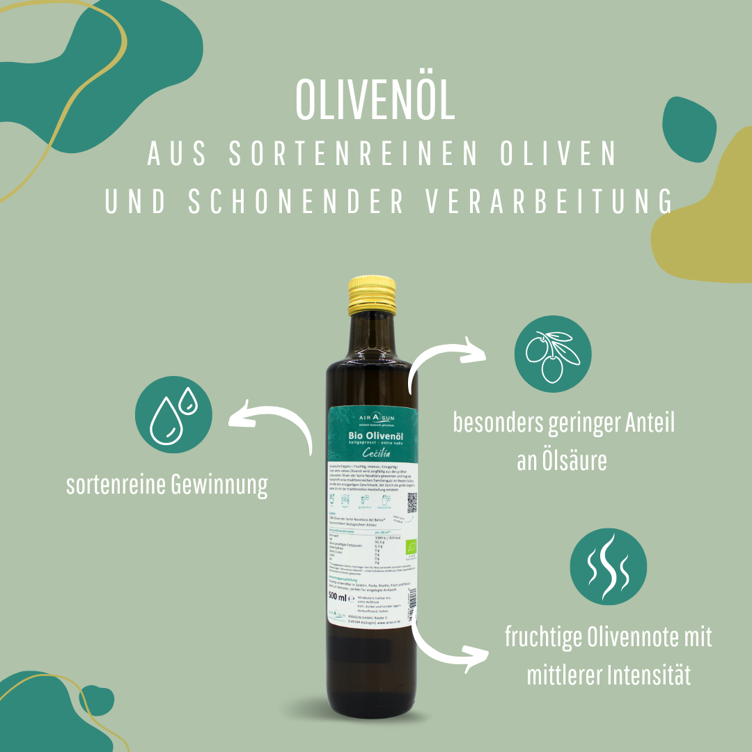 Bio Olivenöl "Cecilia" - 500ml