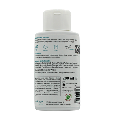Basisches Bio Shampoo - 200ml