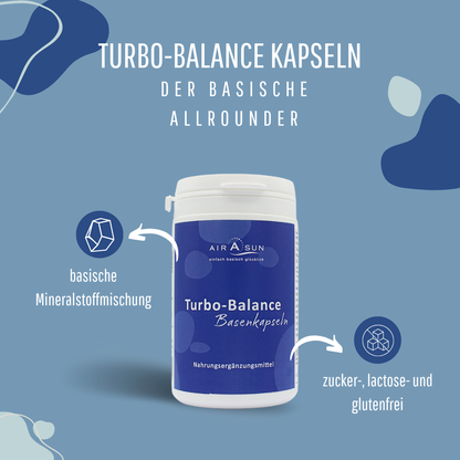 Basenkapseln Turbo-Balance - 180 Kapseln