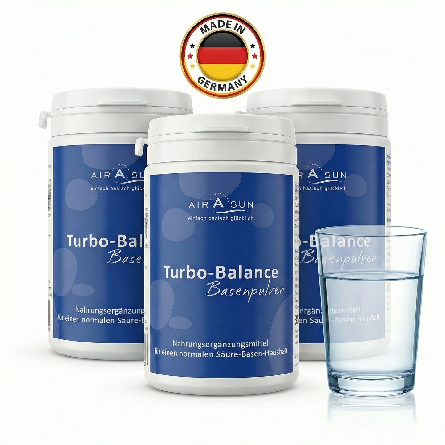 Basenpulver TurboBalance – 6 Monate Vorteilspack (3x350g)