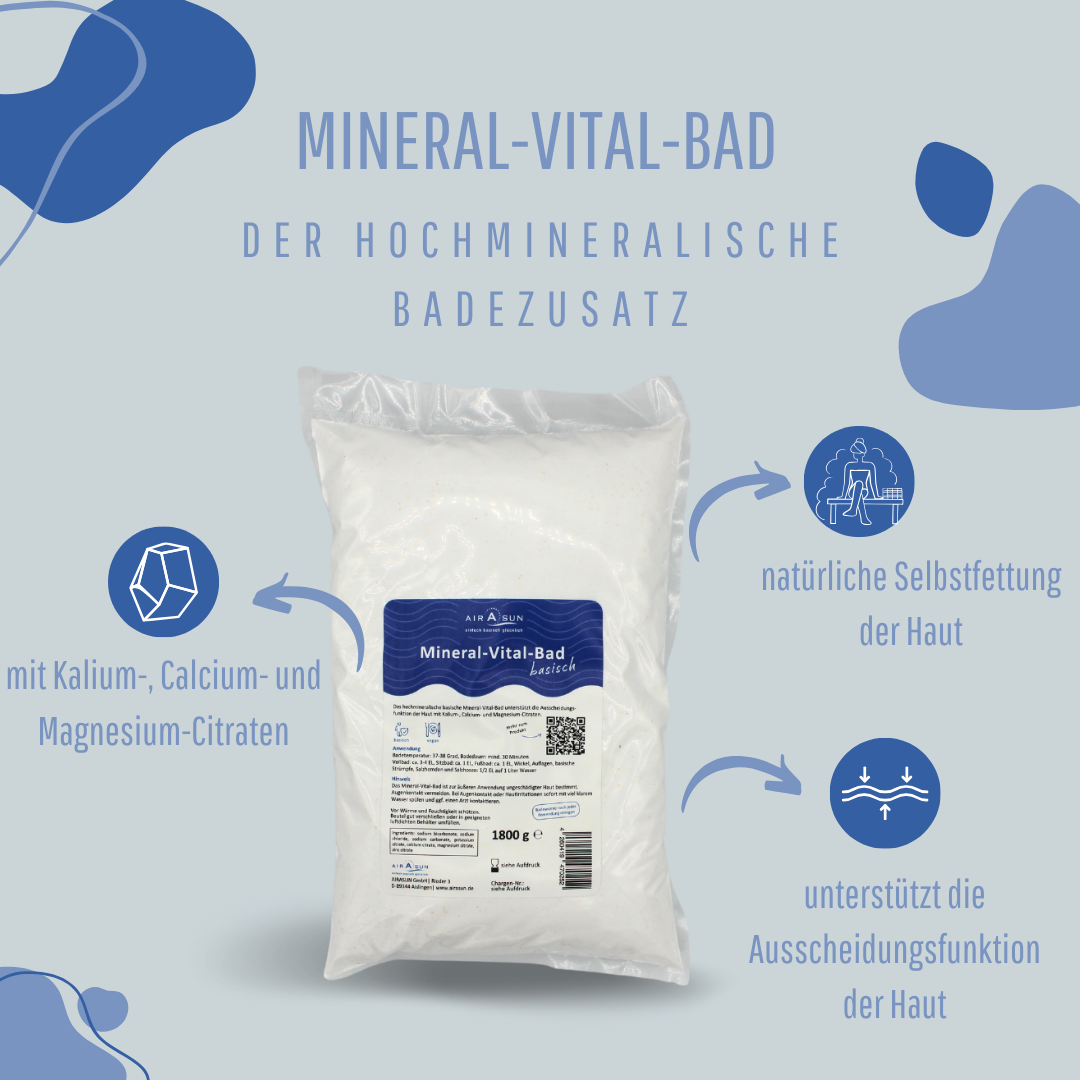 Basisches „Mineral Vital Bad“ - 1800g